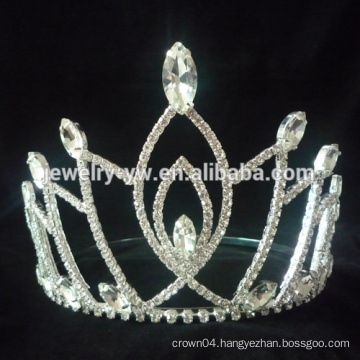 New product and the unique shape pageant crystal crowns and tiaras